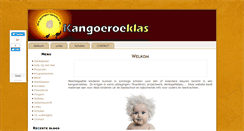 Desktop Screenshot of kangoeroeklas.nl